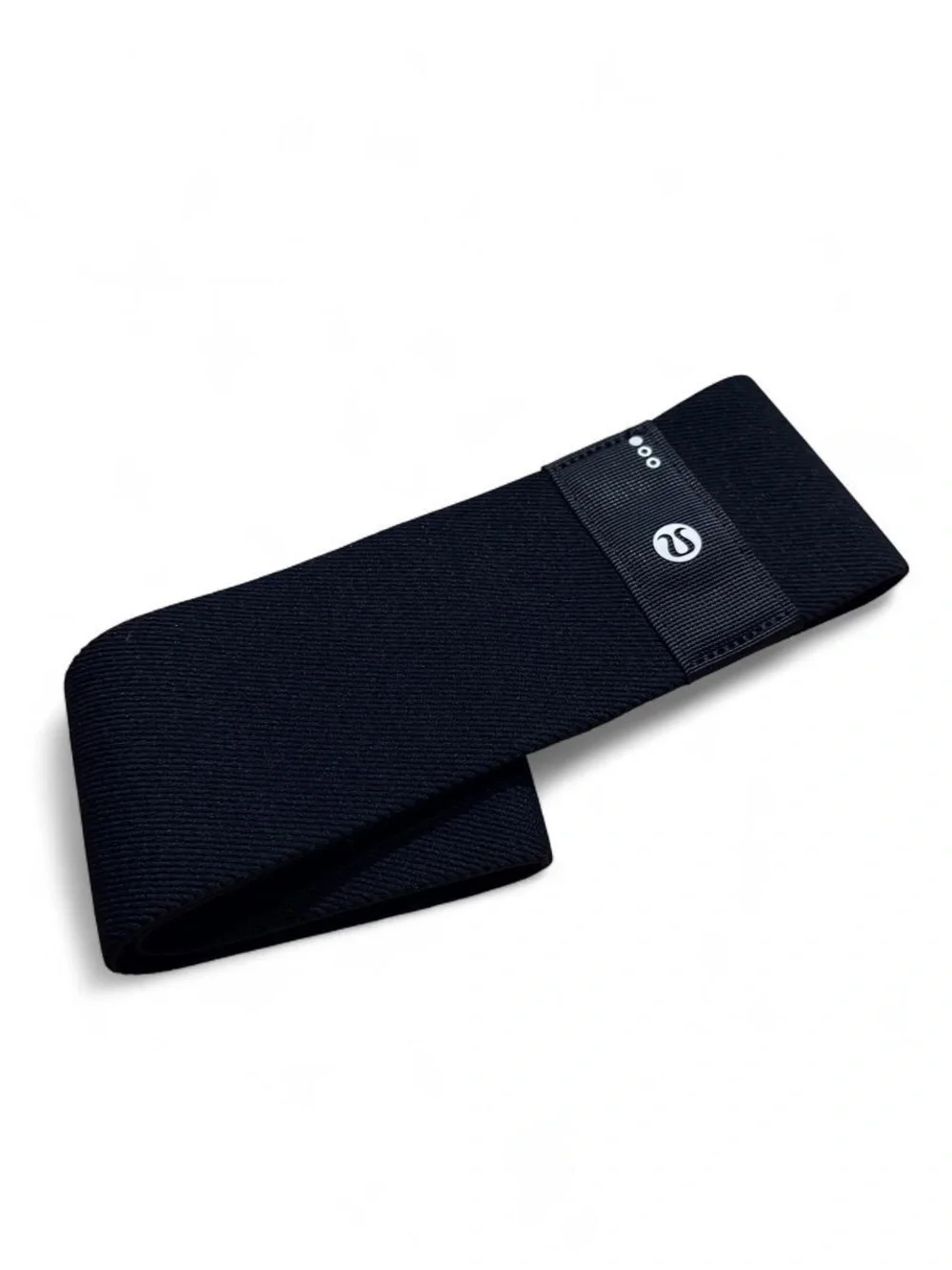 lululemon athletica Black Resistance Fabric Loop Band